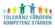 Logo "TOLERANZ FÖRDERN - KOMPETENZ STÄRKEN"